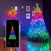 Instalație Smart RGB de 8 m pentru Brad de Crăciun, cu Aplicație