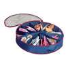 Organizator Rotund pentru Încălțăminte Shoe-Go Round, 12 Secțiuni, cu Fermoar