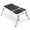 Măsuță Laptop Multifuncțională E-Table, Reglabilă pe Înălțime, cu 2 Ventilatoare