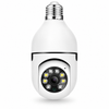 Cameră de Supraveghere tip Bec, Wi-Fi, 1080p, Rotativă 355°, cu Soclu E27