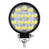Proiector LED Rotund Off Road, 14 LED-uri, 18W, 1600 Lumeni, din Aluminiu
