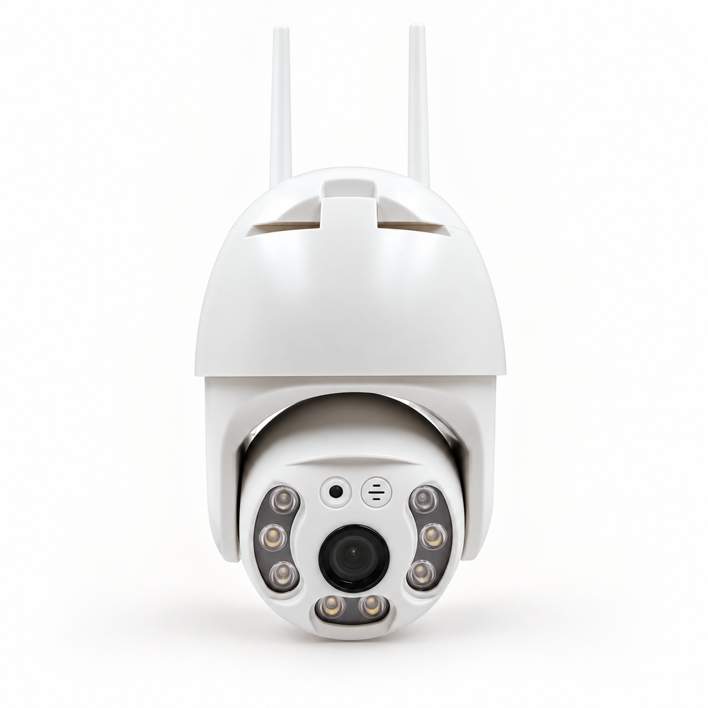 Cameră de Supraveghere Wi-Fi pentru Interior și Exterior, Full HD 1080p, Rezistentă la Apă