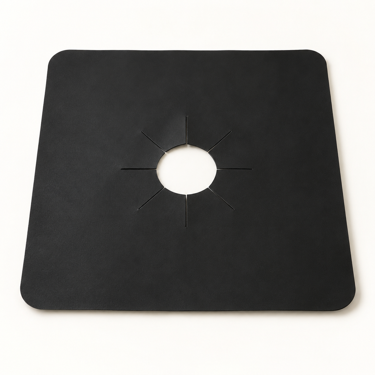 Folie de Teflon pentru Aragaz, Reutilizabilă, Neagră Mat, cu Formă Universală