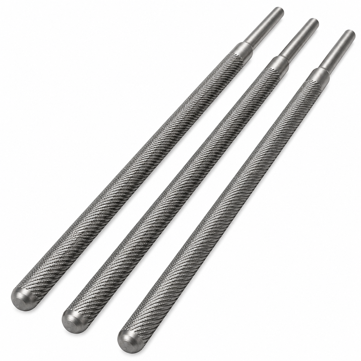 Set 3 Pile Rotunde de 4,5 mm pentru Ascuțit Lanțul de Drujbă, Universale, fără Mâner