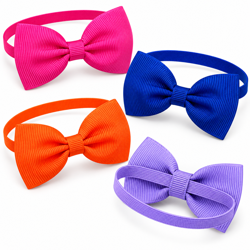 Set 30 Papioane Reglabile pentru Câini și Pisici, Multicolore