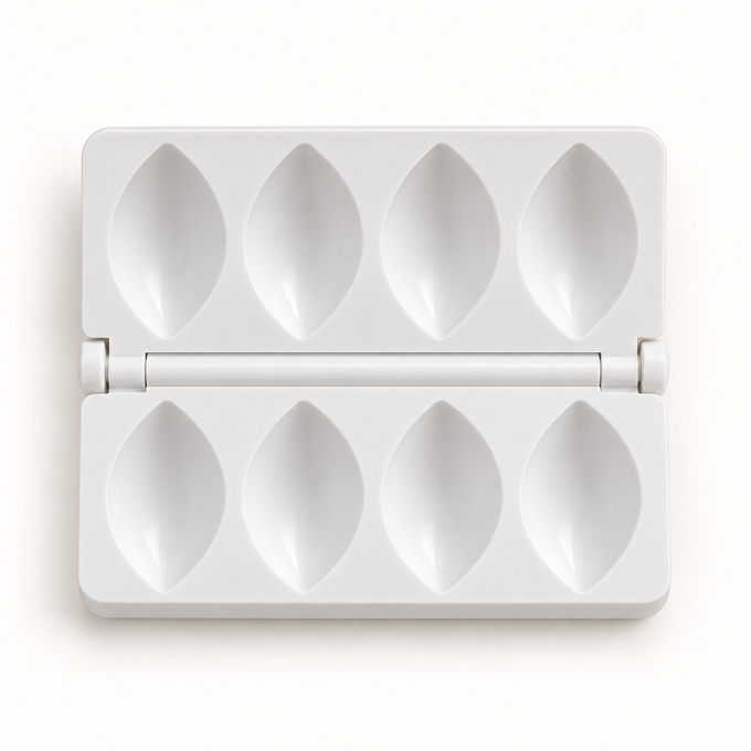 Formă pentru Chiftele Orientale, pentru 4 Chiftele Odată, 7,5 x 4,5 cm, Lavabilă
