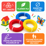 Rezerve 10 metri Filament Creion Inteligent de Imprimare 3D, Desen 3D