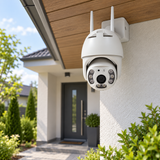 Cameră de Supraveghere Wi-Fi pentru Interior și Exterior, Full HD 1080p, Rezistentă la Apă