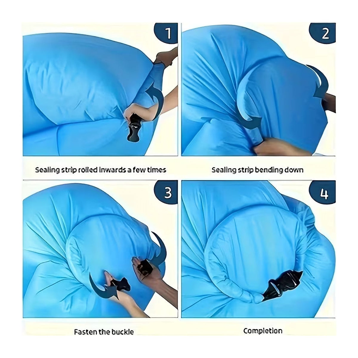 Saltea Gonflabilă LazyBag 240 x 70 cm – Se Umflă î