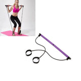 Bară Fitness cu Benzi Elastice din Latex, Multifuncțională, cu 2 Mânere Antiderapante