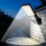Lampă Solară de Exterior JY-150, cu 150 LED COB, Senzor de Mișcare, 3 Setări, IP64