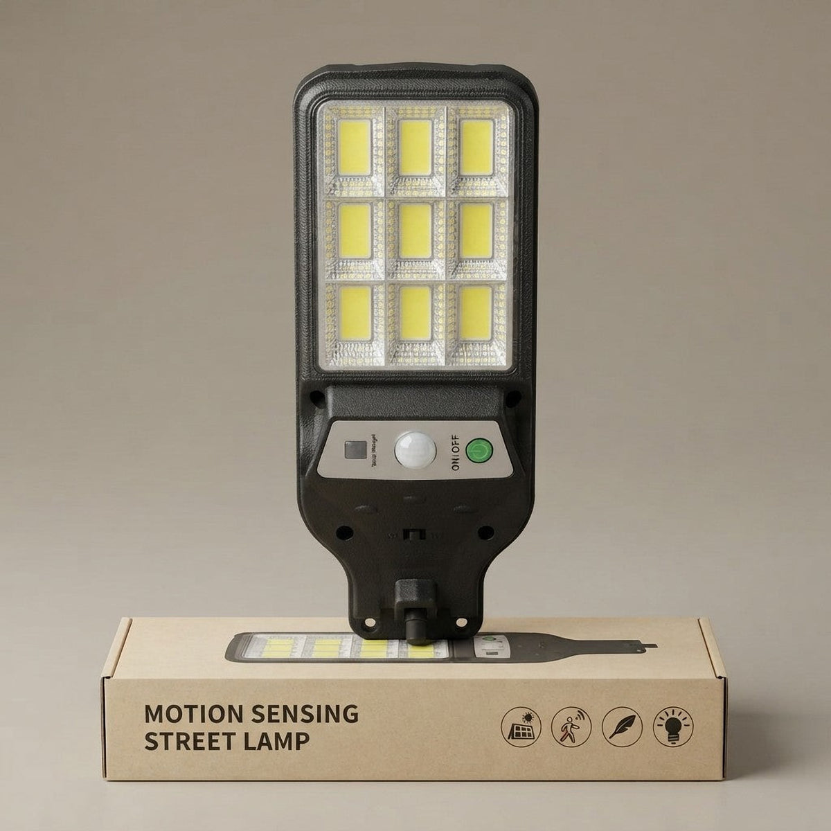 Lampă Solară de Exterior JY-150, cu 150 LED COB, S
