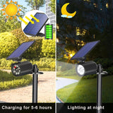 Lampă Solară LED cu Senzor de Mișcare Automat, pentru Perete sau Sol, pentru Grădină și Terasă