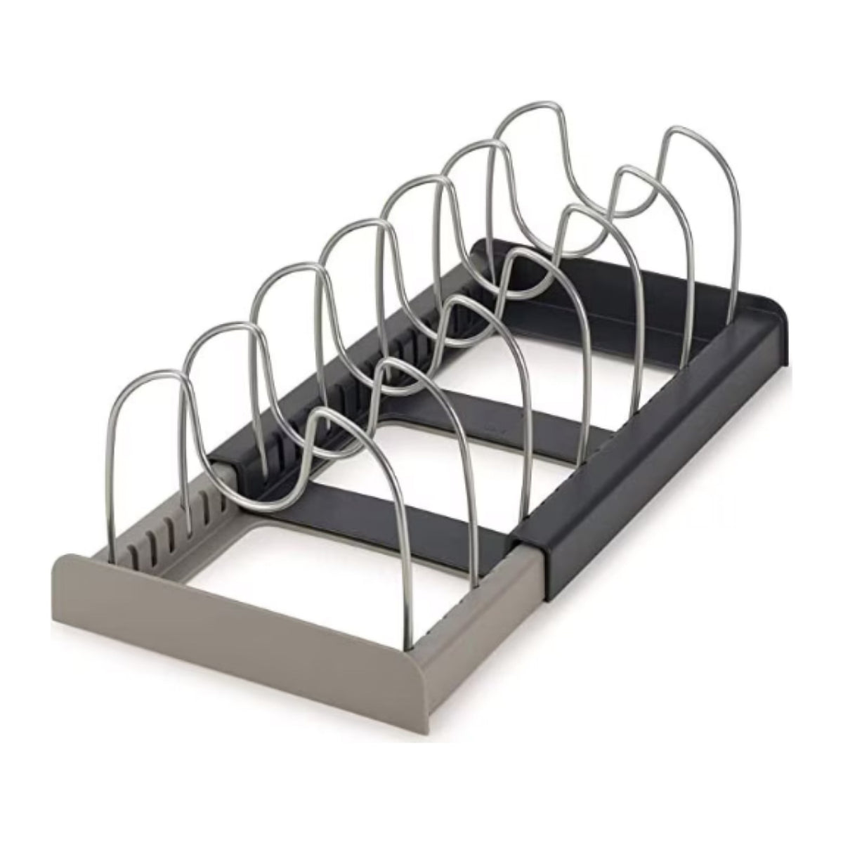 Suport Extensibil pentru Capace de Oale și Organizator de Ustensile din Inox, cu