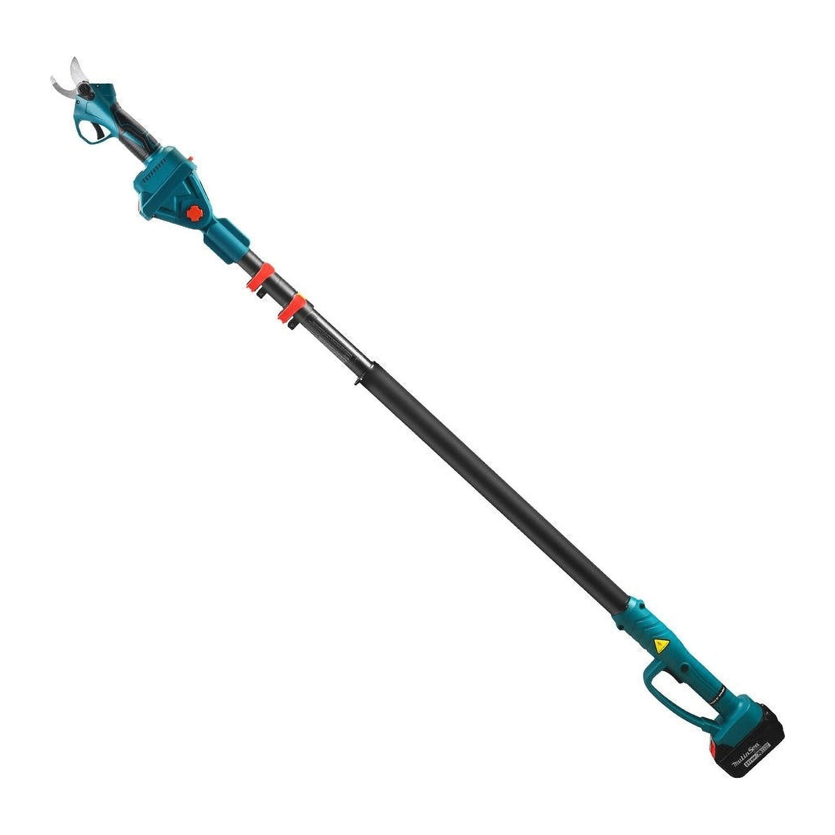 Set Foarfecă Electrică și Mini Drujbă 6 Inch, 48V, 2 Acumulatori, Braț Telescopi