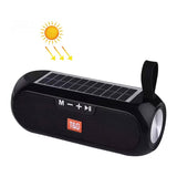 Boxă Portabilă T&G TG182, Bluetooth 5.0, cu Panou Solar, IPX6, Radio FM și Bass Puternic