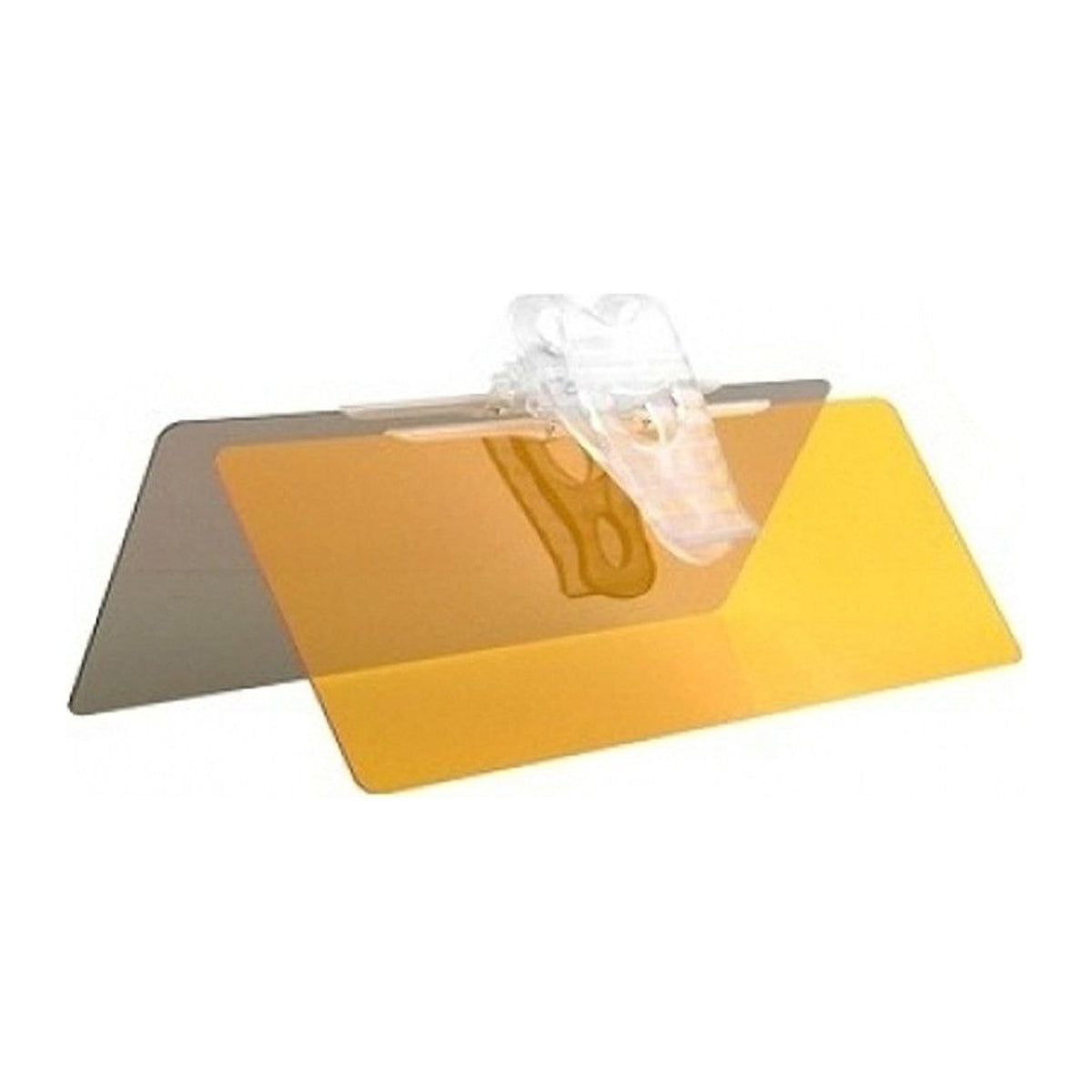 Parasolar Auto Visor HD, cu 2 Plăci Acrilice, Fumurie pentru Zi și Galbenă pentr