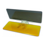 Parasolar Auto Visor HD, cu 2 Plăci Acrilice, Fumurie pentru Zi și Galbenă pentru Noapte