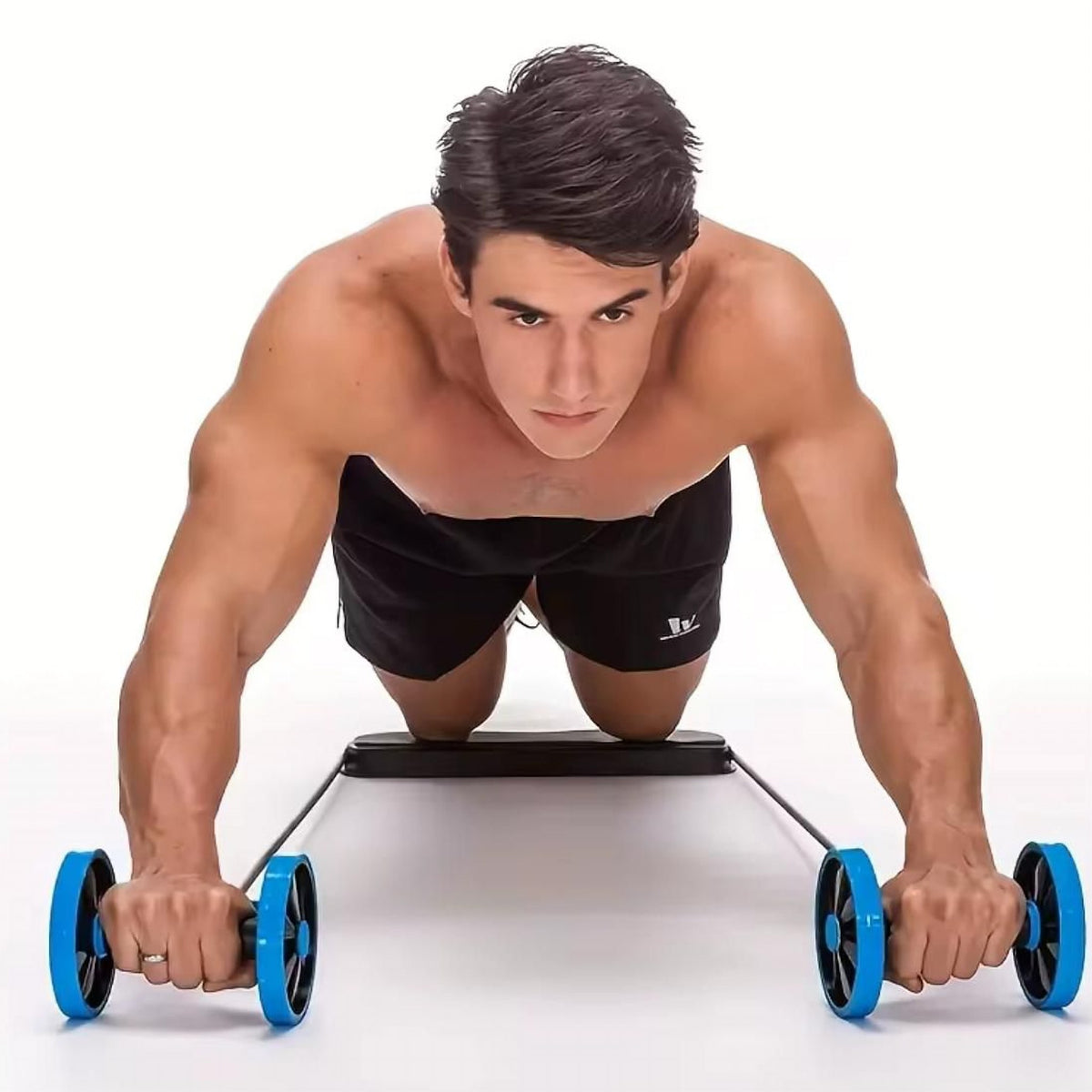 Aparat de Fitness cu Corzi Elastice pentru Abdomen, Fese, Picioare și Brațe