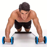 Aparat de Fitness cu Corzi Elastice pentru Abdomen, Fese, Picioare și Brațe