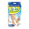 Șosete cu Efect Compresiv ZIP SOX, cu Fermoar, fără Degete, pentru Confortul Picioarelor