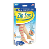 Șosete cu Efect Compresiv ZIP SOX, cu Fermoar, fără Degete, pentru Confortul Picioarelor