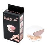 Epilator Electric cu Discuri Heart of Love, cu Acumulator și Încărcare prin USB