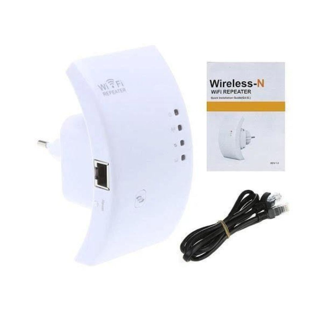 Amplificator Wi-Fi 300 Mb/s, Dublează Semnalul, se Bagă în Priză