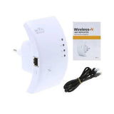 Amplificator Wi-Fi 300 Mb/s, Dublează Semnalul, se Bagă în Priză