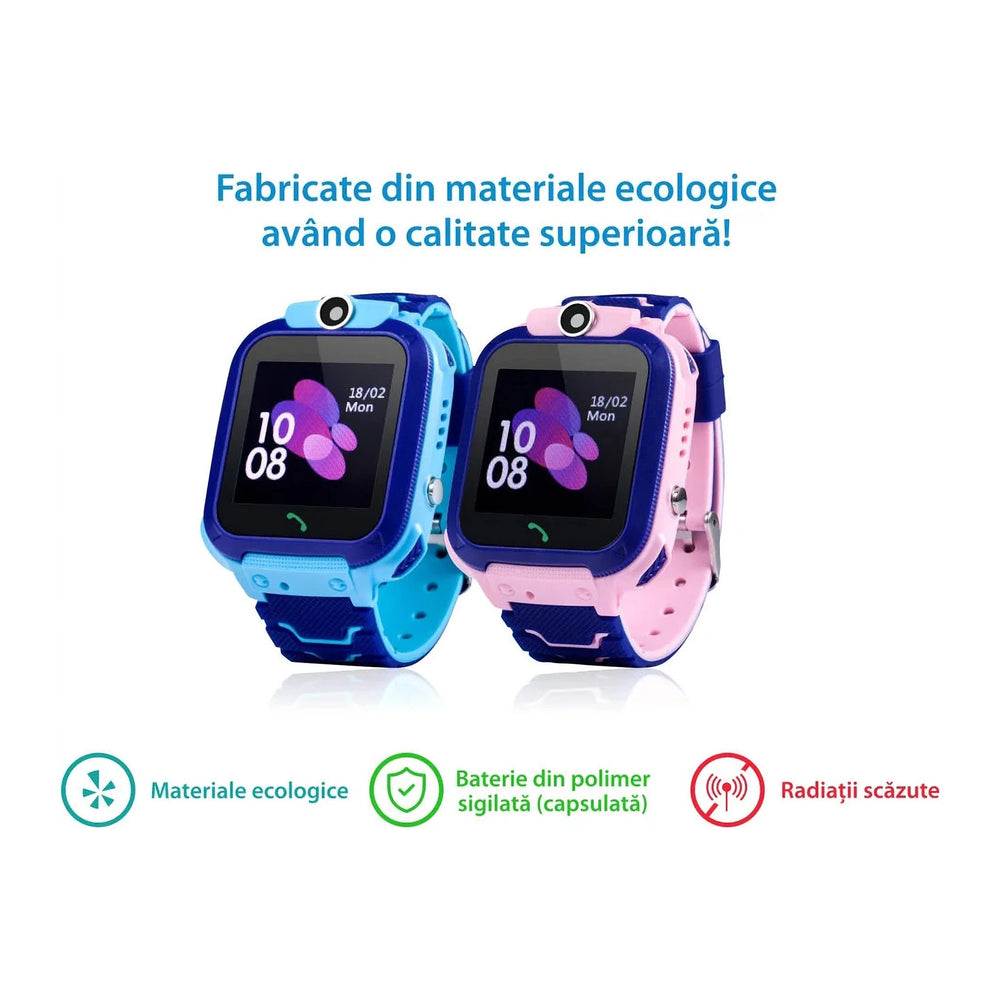 Smartwatch pentru Copii Techstar SW70-Q12, cu SIM, Apel, Buton SOS și Cameră