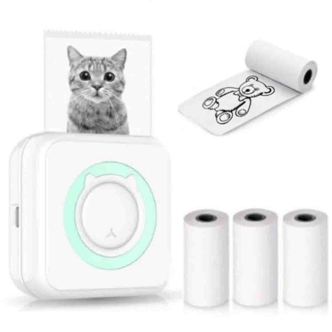 Mini Imprimantă Termică Portabilă Bluetooth pentru Telefon, iOS și Android
