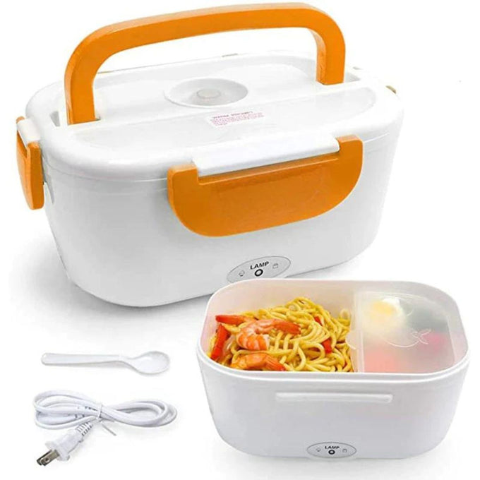 Cutie de Alimente Electrică pentru un Prânz Cald, 1,1 L, cu 2 Compartimente