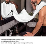 Pelerină pentru Bărbierit și Tuns Barba, 120 x 80 cm, cu Ventuze pentru Oglindă
