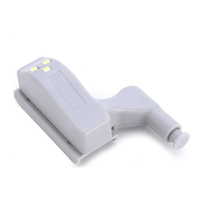 Lumină LED pentru Balamalele Dulapului, 3 LED-uri SMD, Lumină Albă sau Caldă, pe Baterie 23A 12V
