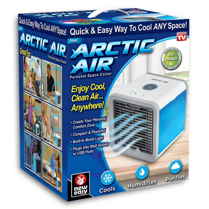Răcitor de Aer Portabil Arctic Air, USB, 10W, cu Ventilator Dublu