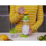 Sticlă Sport cu Infuzor pentru Preparat Suc, 795 ml, fără BPA, cu Presă de Citrice Detașabilă