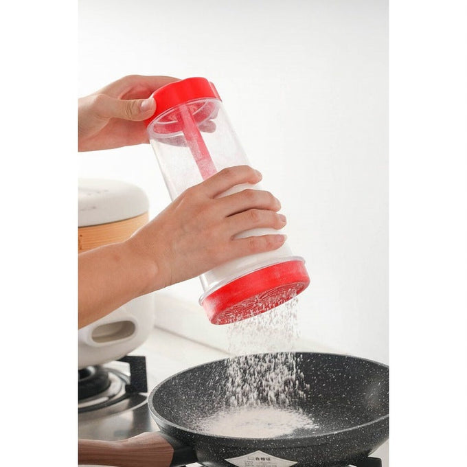 Sită Manuală pentru Făină EasySieve, cu Recipient, pentru Făină, Cacao și Zahăr Pudră