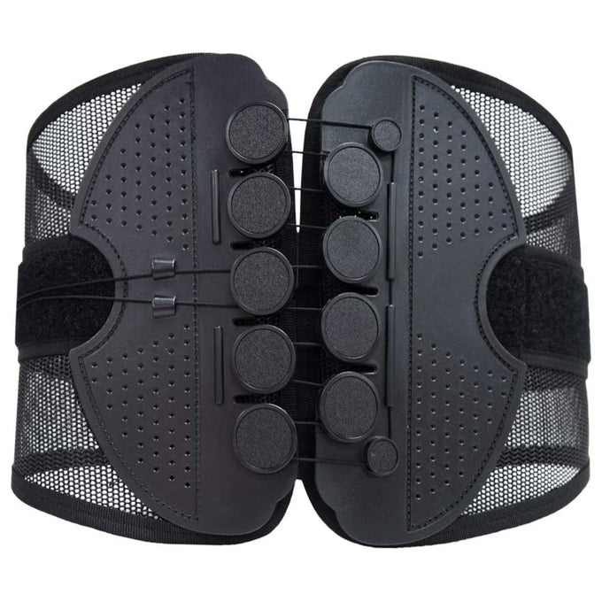Centură Lombară cu Sistem de Scripete pentru Decompresie, cu Velcro și Material Respirabil