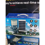 Lampă Stradală cu Cameră Solară 4G JE-XA01, cu Obiectiv Dual, Panou Solar 15W și Baterie 20.000 mAh