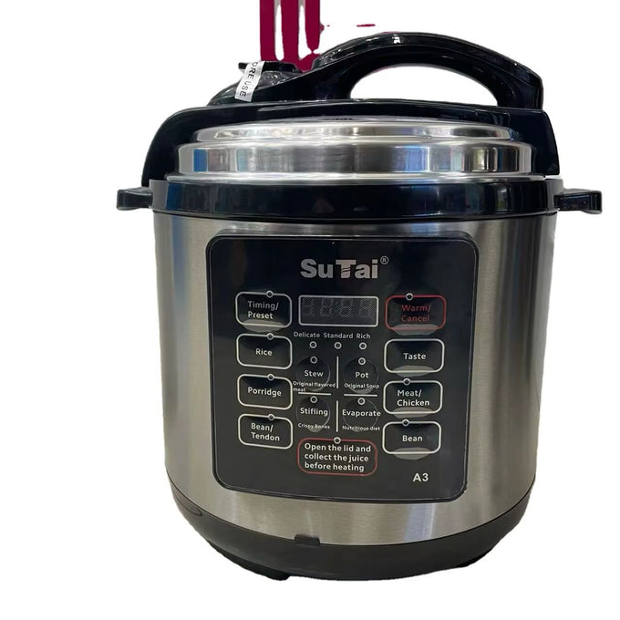Oală Electrică Multicooker sub Presiune, 7 Litri, cu 9 Programe Inteligente