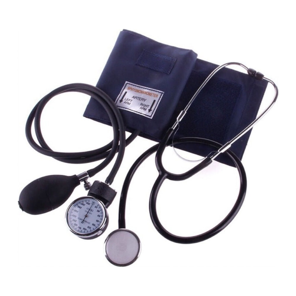 Tensiometru Mecanic Aneroid eOptima Care, cu Stetoscop și Borsetă, 0-300 mmHg