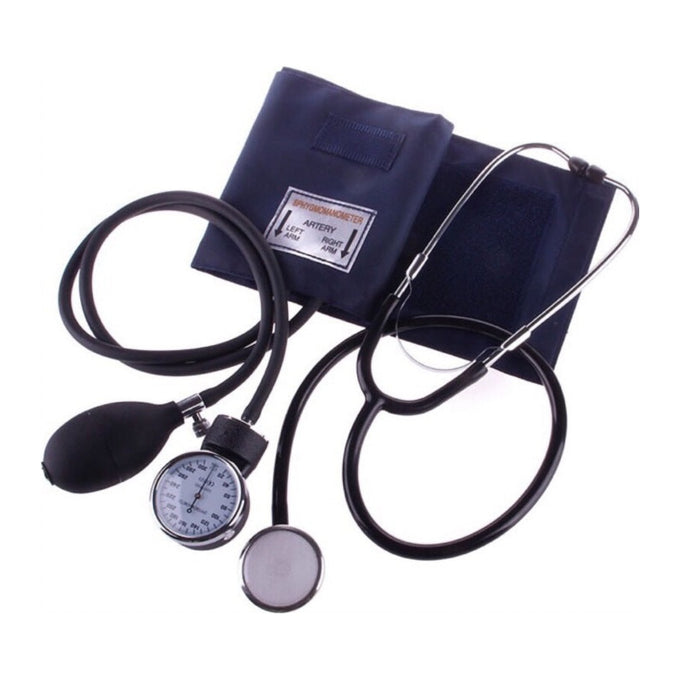 Tensiometru Mecanic Aneroid eOptima Care, cu Stetoscop și Borsetă, 0-300 mmHg