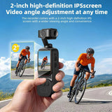 Cameră Sport 4K cu Obiectiv Rotativ 270°, Wi-Fi și Ecran LCD de 2 Inch