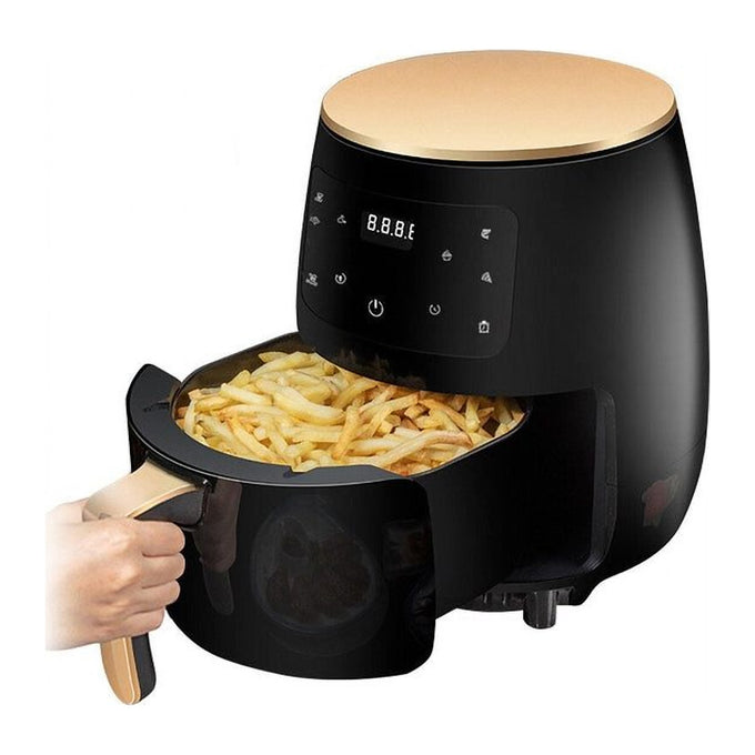 Friteuză cu Aer Cald 6 L, 2400W, fără Ulei, cu Funcție de Coacere și Prăjire