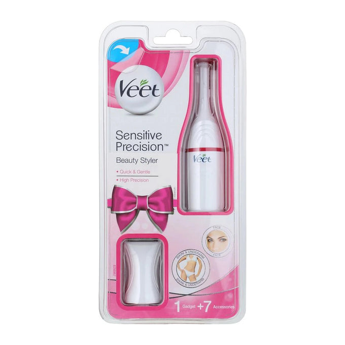 Aparat de Tuns de Precizie Veet Sensitive Precision Beauty Styler, pentru Față, Bikini și Axile