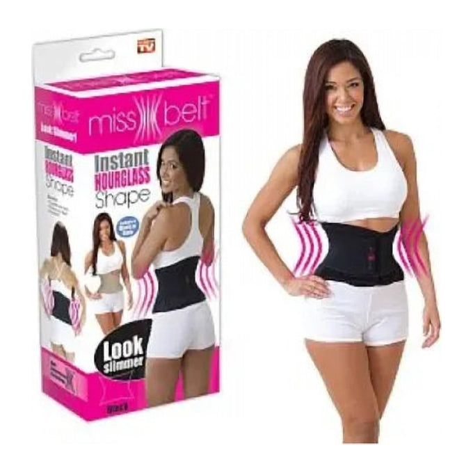 Centură de Susținere pentru Abdomen și Șolduri Miss Belt, Neagră