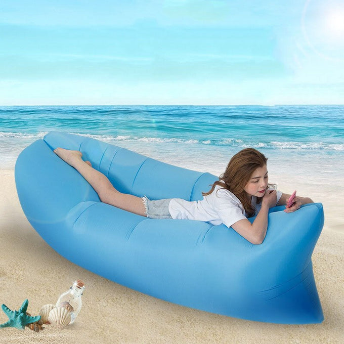 Saltea Gonflabilă LazyBag 240 x 70 cm – Se Umflă în Câteva Secunde, Pe Apă și pe Uscat
