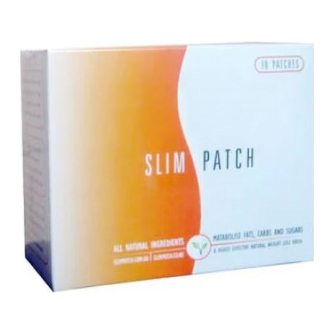 Set 10 Plasturi Slim Patch cu Ingrediente din Plante, fără Magnet