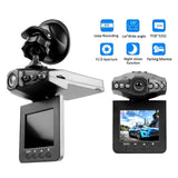 Cameră DVR Auto FHD 1080P cu Șase Lumini de Vedere Nocturnă, Înregistrator Video Auto