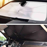 Parasolar Tip Umbrelă pentru Mașină – Mașină Mai Răcoroasă Vara, Se Pliază Într-un Minut